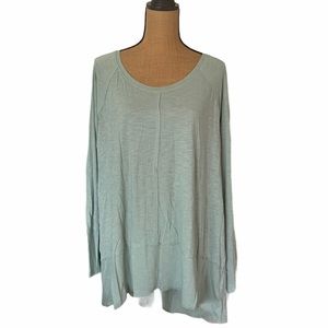 Lovely Lightweight Long Sleeved Mint Top